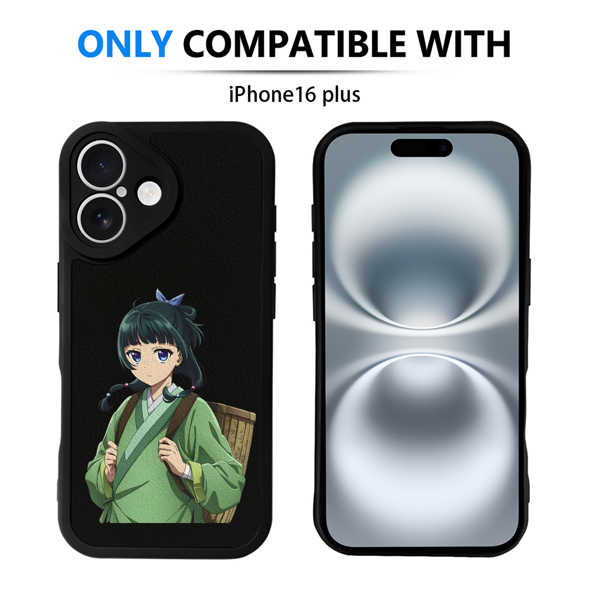 薬屋のひとりごと The Apothecary Diaries 【iPhone 16シリーズ対応】シリコンスマホケース（レザー調） 材質：シリコン
